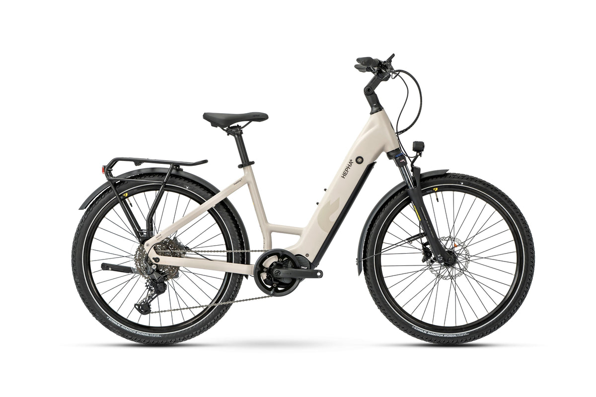 Hepha Trekking 7 Ultra Low Step – sähköhybridipyörä, 100 Nm, 800 Wh