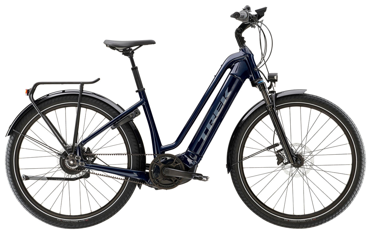 Trek Allant+ 9 Lowstep – sähköhybridipyörä, 85 Nm, 625 Wh