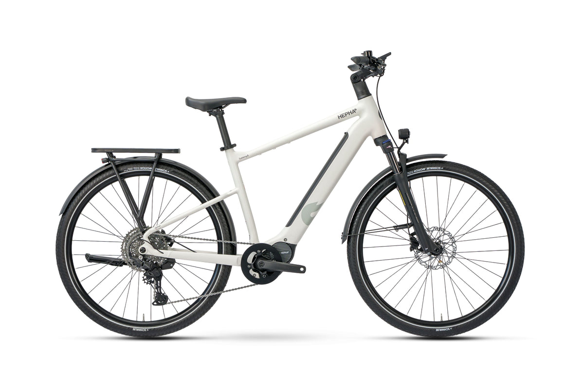Hepha Trekking 8 Long Range – sähköhybridipyörä, 100 Nm, 600 Wh