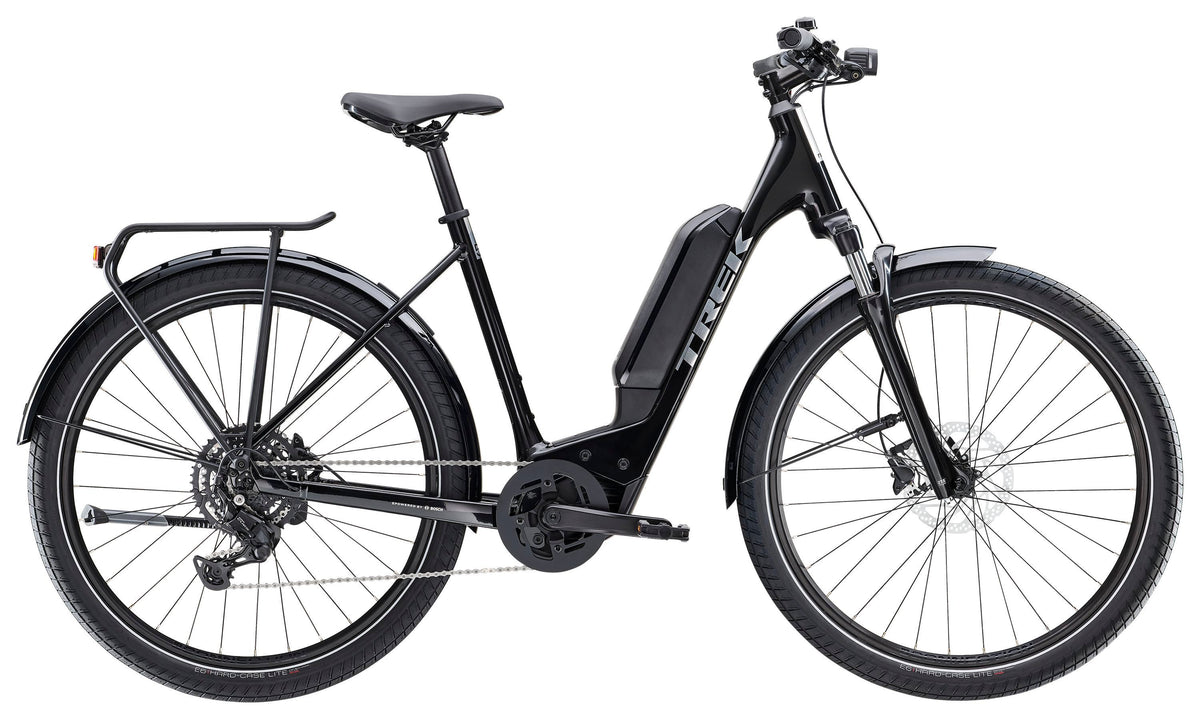Trek Allant+ 5 Lowstep – sähkökaupunkipyörä, 85 Nm, 800 Wh