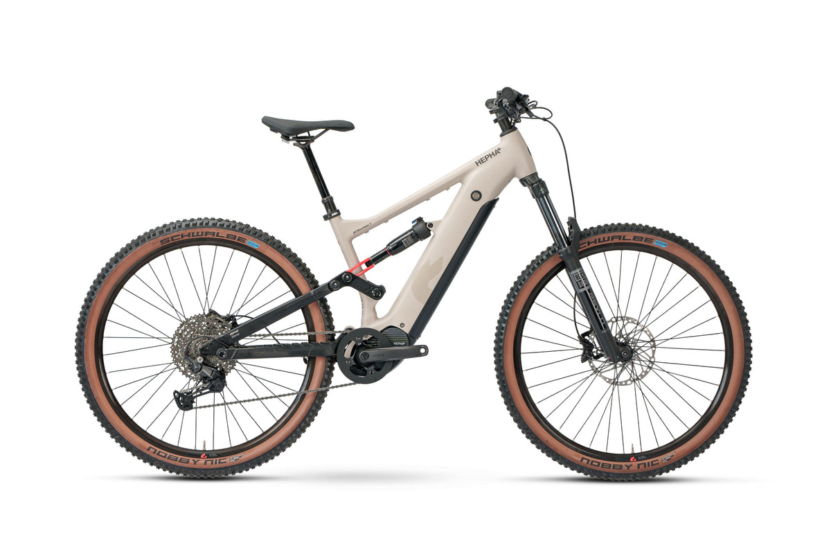 Hepha All Mountain 7 Alloy Performance – sähkömaastopyörä, 100 Nm, 800 Wh