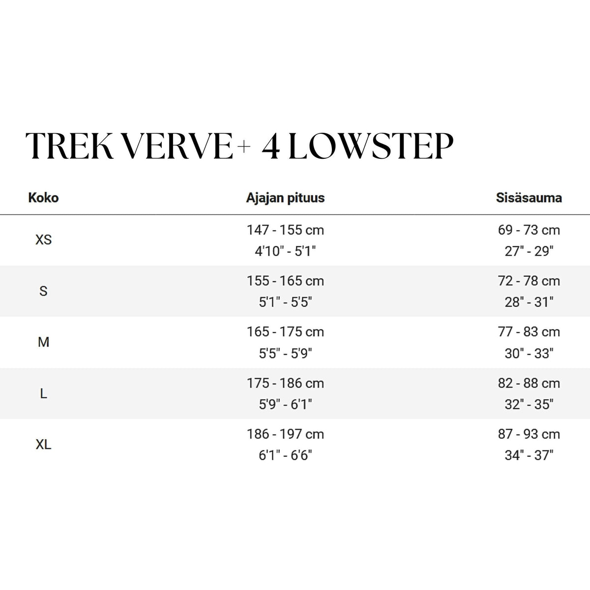 Trek Verve+ 4 Lowstep – sähköhybridipyörä, 75 Nm, 545 Wh