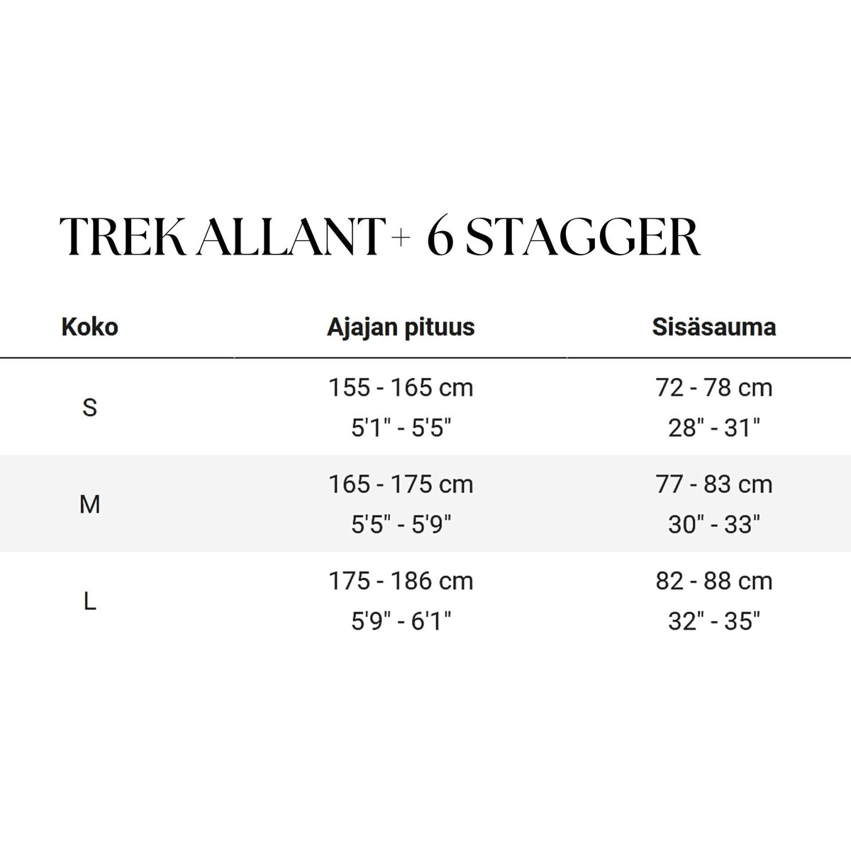 Trek Allant+ 6 Stagger – sähköhybridipyörä, 85 Nm, 400 Wh