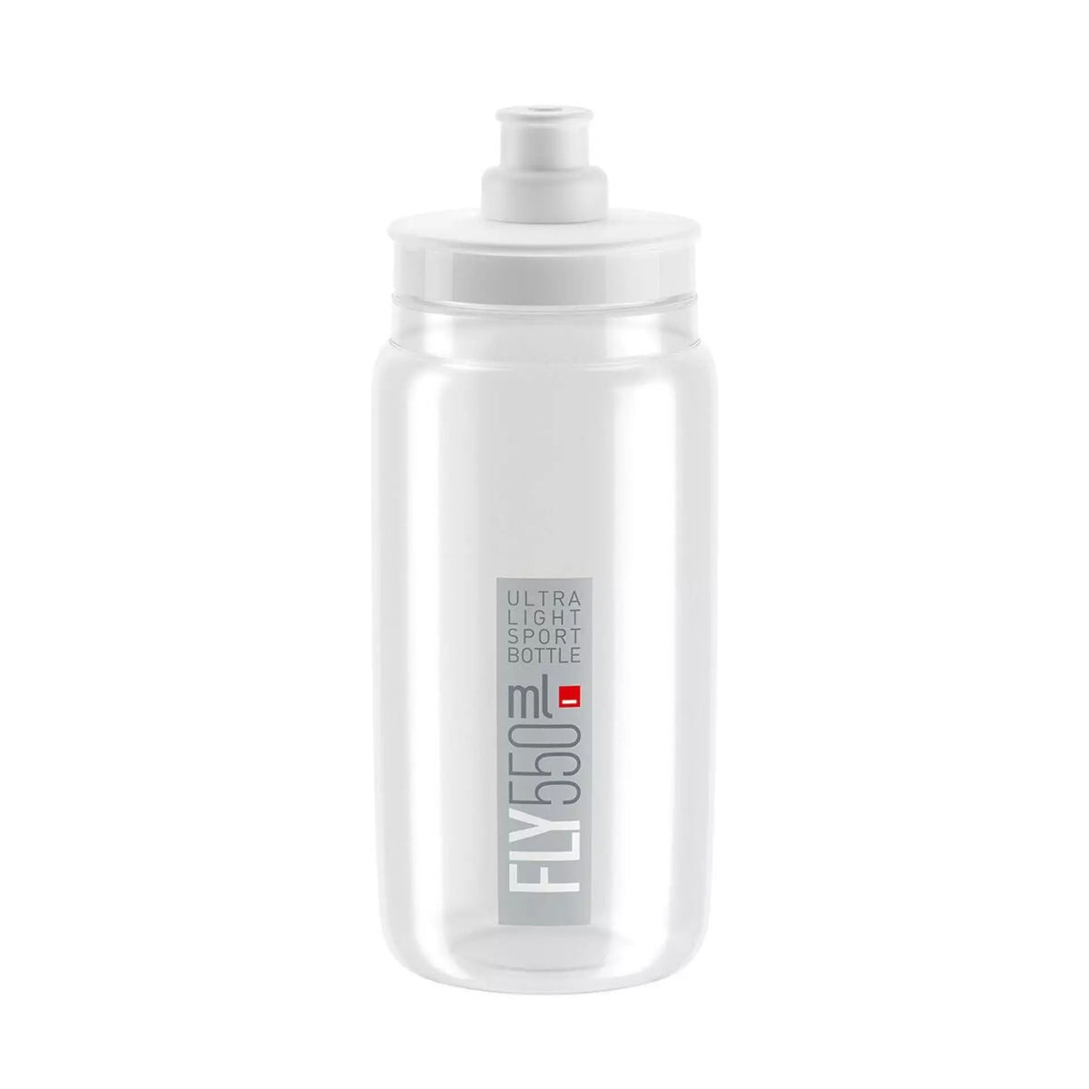 Elite Juomapullo Fly Tex Valkoinen / Harmaa Logo 550ml