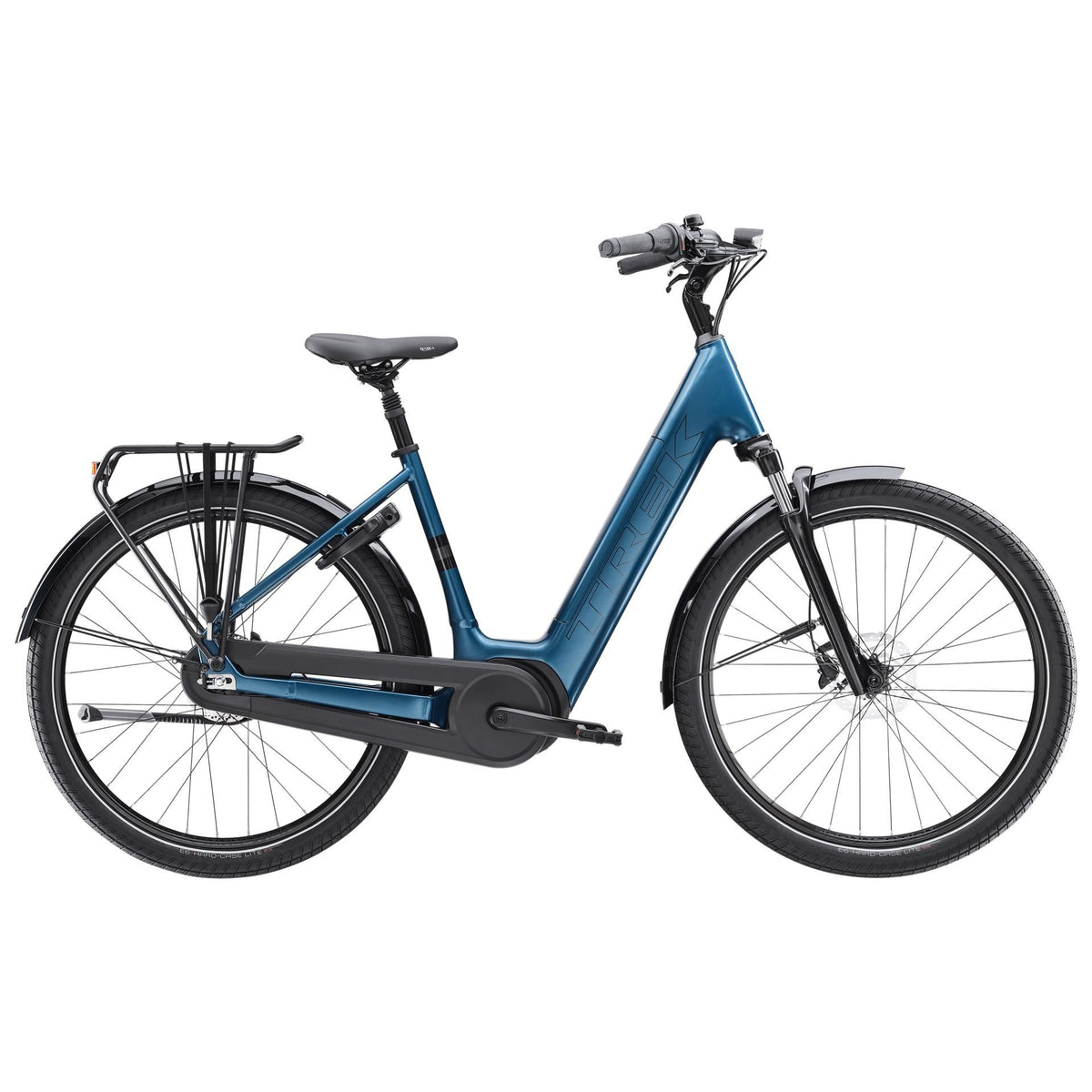 Trek District+ 3 Lowstep – sähkökaupunkipyörä, 50 Nm, 800 Wh