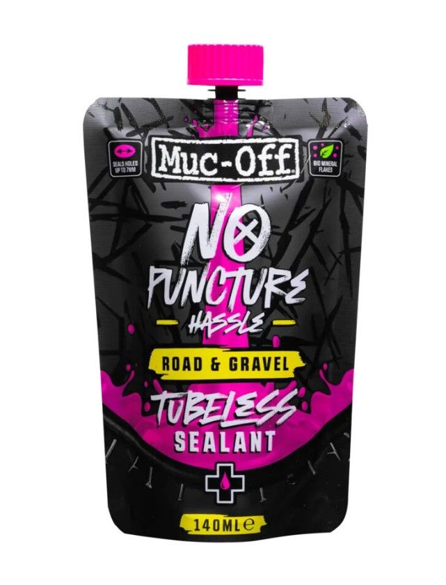 Muc-Off Road and Gravel Tubeless Sealant 140 ml – tubeless-renkaiden tiivistysaine