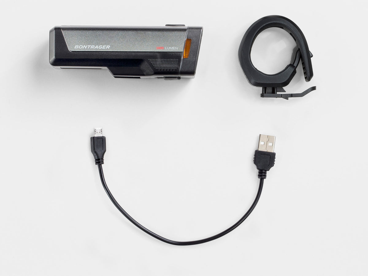 Bontrager Ion Elite R – pyörän etuvalo, 1 000 lm, USB-ladattava