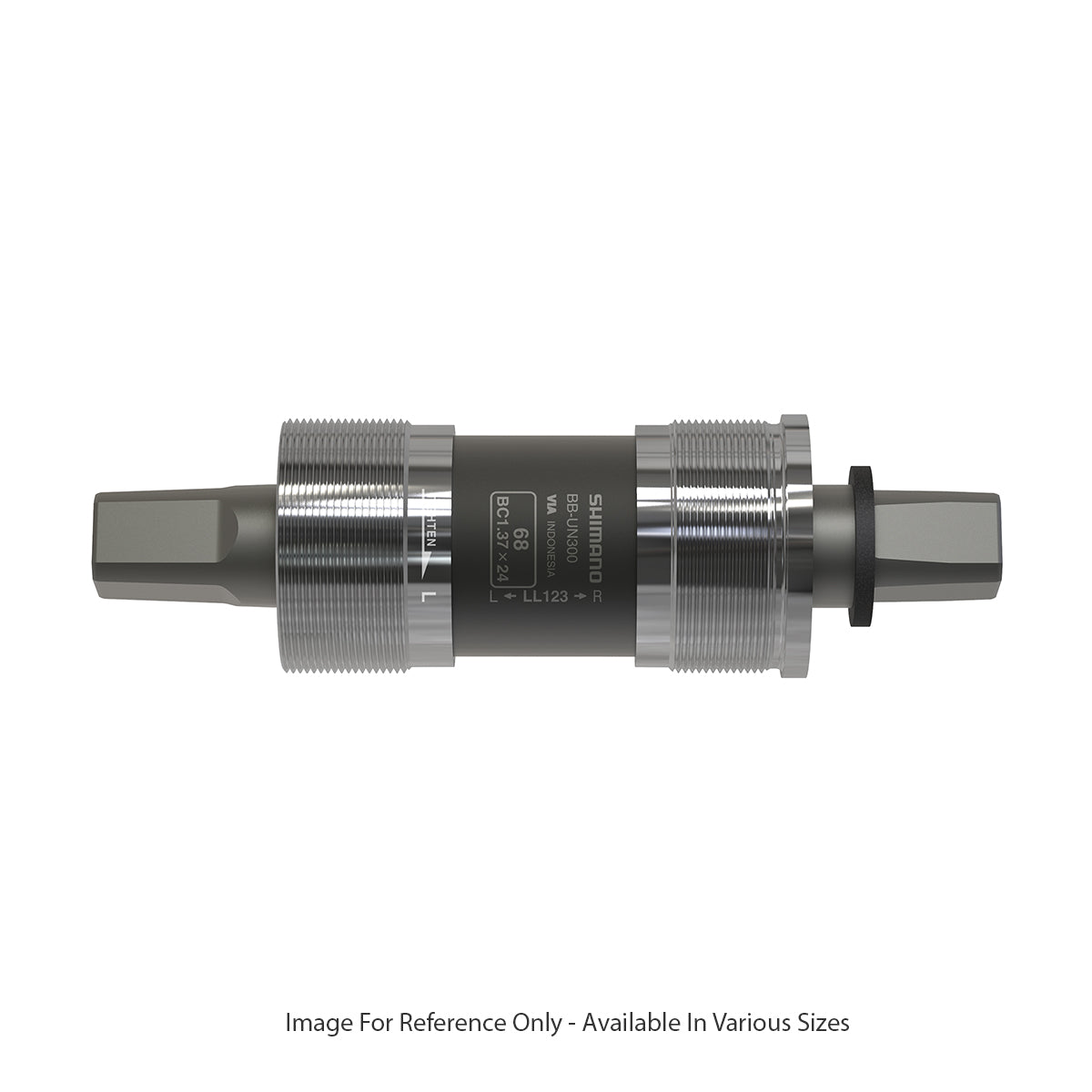 Shimano BB-UN300 – Nelikantti keskiölaakeri, 68 mm BSA, 107 mm