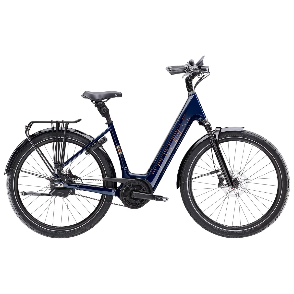 Trek District+ 5 Lowstep – sähkökaupunkipyörä, 75 Nm, 545 Wh