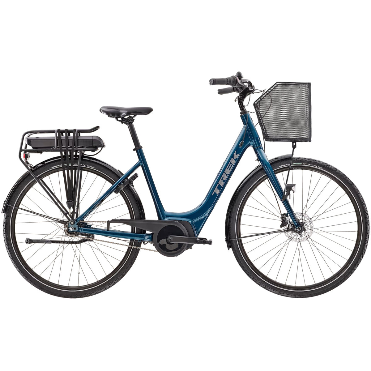 Trek District+ 1C Lowstep – kaupunkisähköpyörä, 40 Nm, 500 Wh