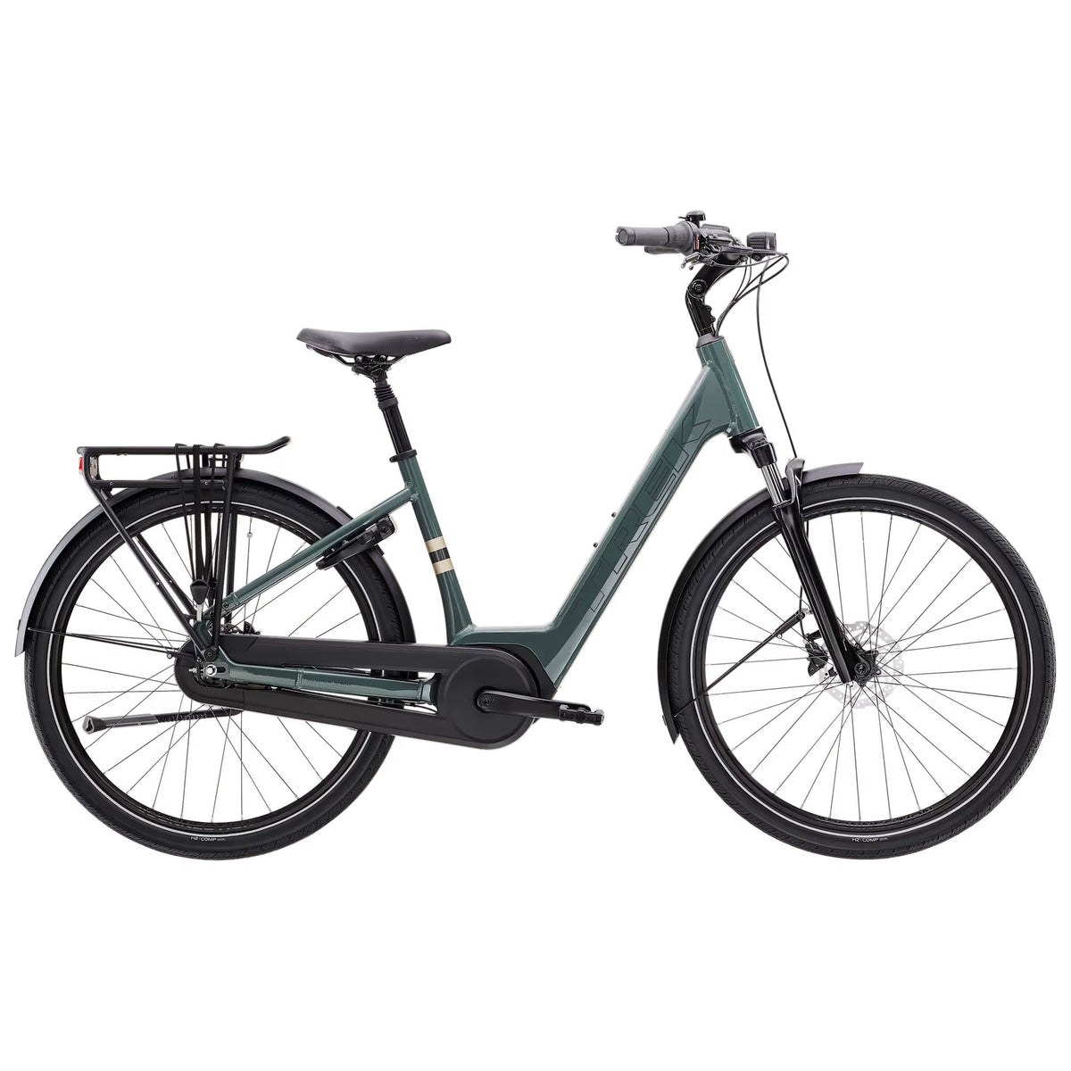 Trek District+ 2 Lowstep – sähköpyörä, 50 Nm, 400 Wh