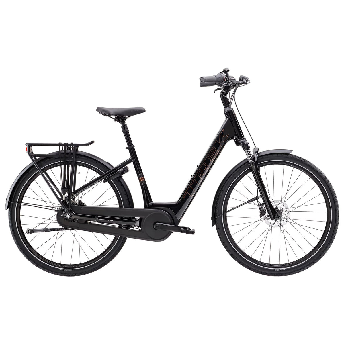 Trek District+ 2 Lowstep – sähköpyörä, 50 Nm, 400 Wh