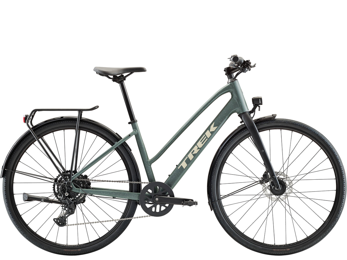 Trek FX Sport AL Equipped Midstep – hybridipyörä, Midstep, napadynamo