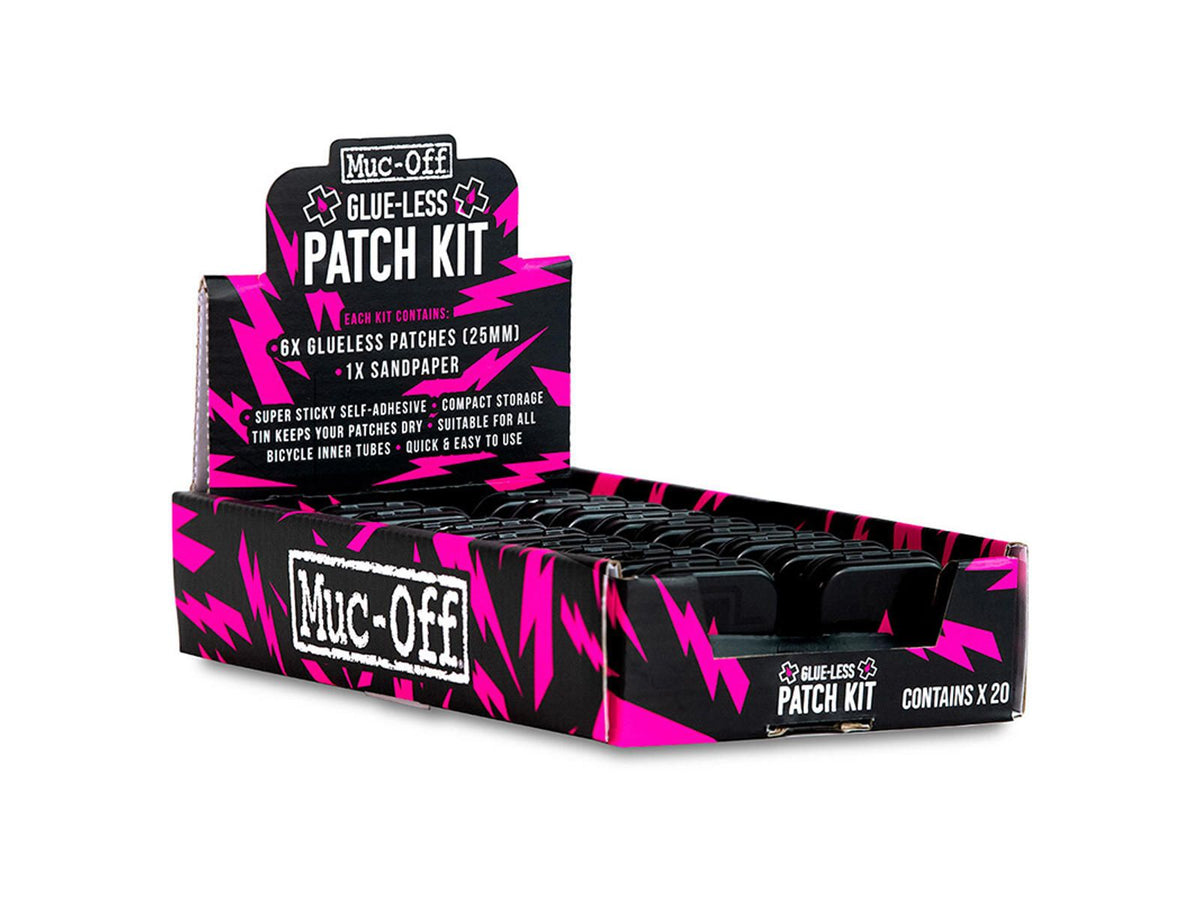 Muc-Off Liimaton Paikkasetti 6kpl – pyöränrenkaiden korjaussarja