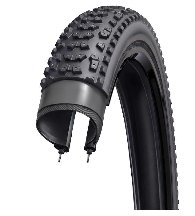 Suomi Tyres Piikkisika XXL W344 – Fatbike-nastarengas, 26 x 4.8, 344 nastaa